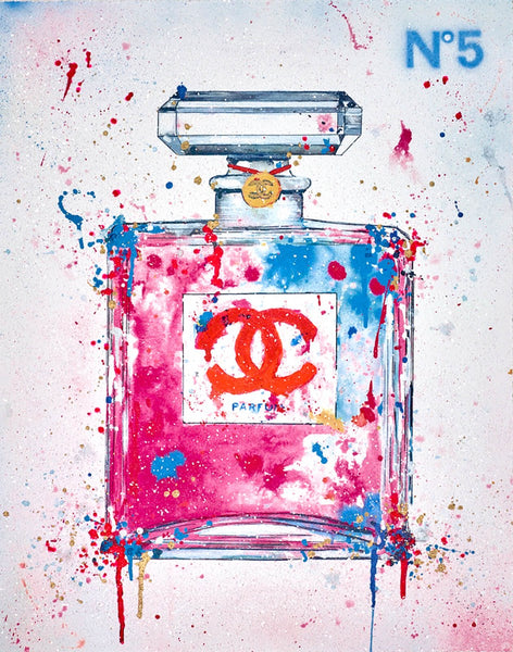 Chanel in discount pink bottle