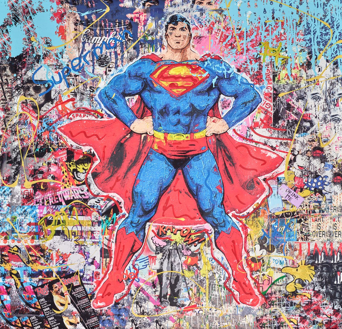 Caspa Protector Original Artwork Superman