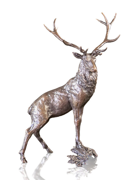 Richard Cooper solid bronze 1136 Pride of the Glen stag