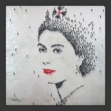 Craig Alan Queen Elizabeth framed portrait