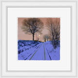 paul Evans winter example framed artwork
