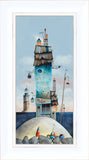 Gary Walton framed limited edition art print Harbourside