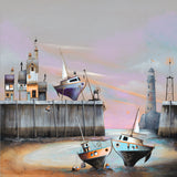 Gary Walton The Harbour Master II - Rose Gallery Exclusive Coastal Artwork