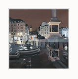 Jo Quigley Rainy Night Trafalgar Square