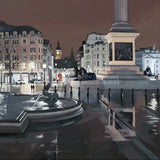 Jo Quigley Rainy Night Trafalgar Square