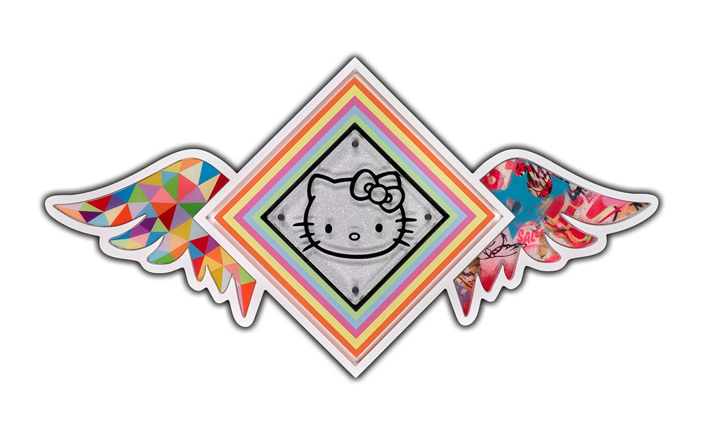 Hello Kitty Pop De-Pendant Wall Art | Lhouette Artwork | Free UK ...