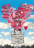 Mr Brainwash Love Lifts us Valentine release