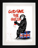 Mr. Brainwash God Save the Queen Framed