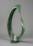 Adam Paddon bronze green sculpture Poke I
