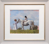 Sherree Valentine Daines My First Pony Ride Framed Original