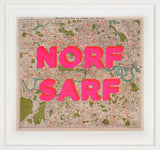 The Real Hackney Dave Norf Sarf Framed