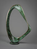 Adam Paddon bronze green sculpture Poke I
