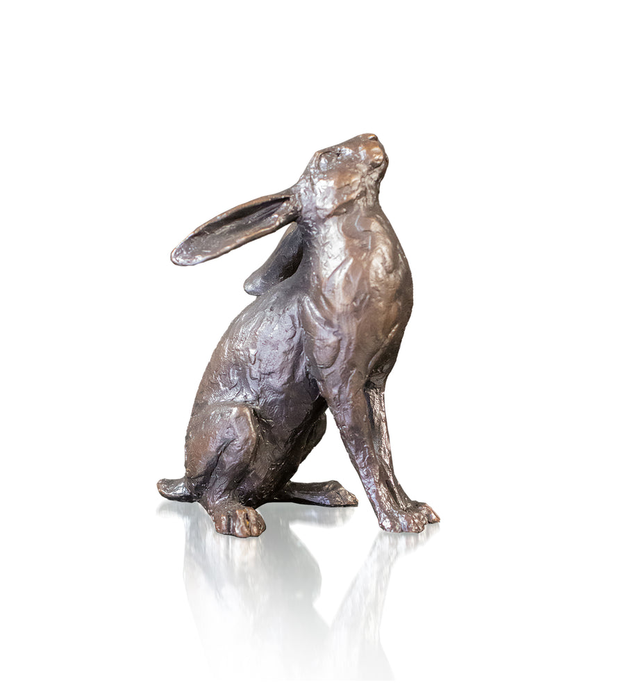 Richard Cooper Solid Bronze Hares Sculptures | The Rose Gallery