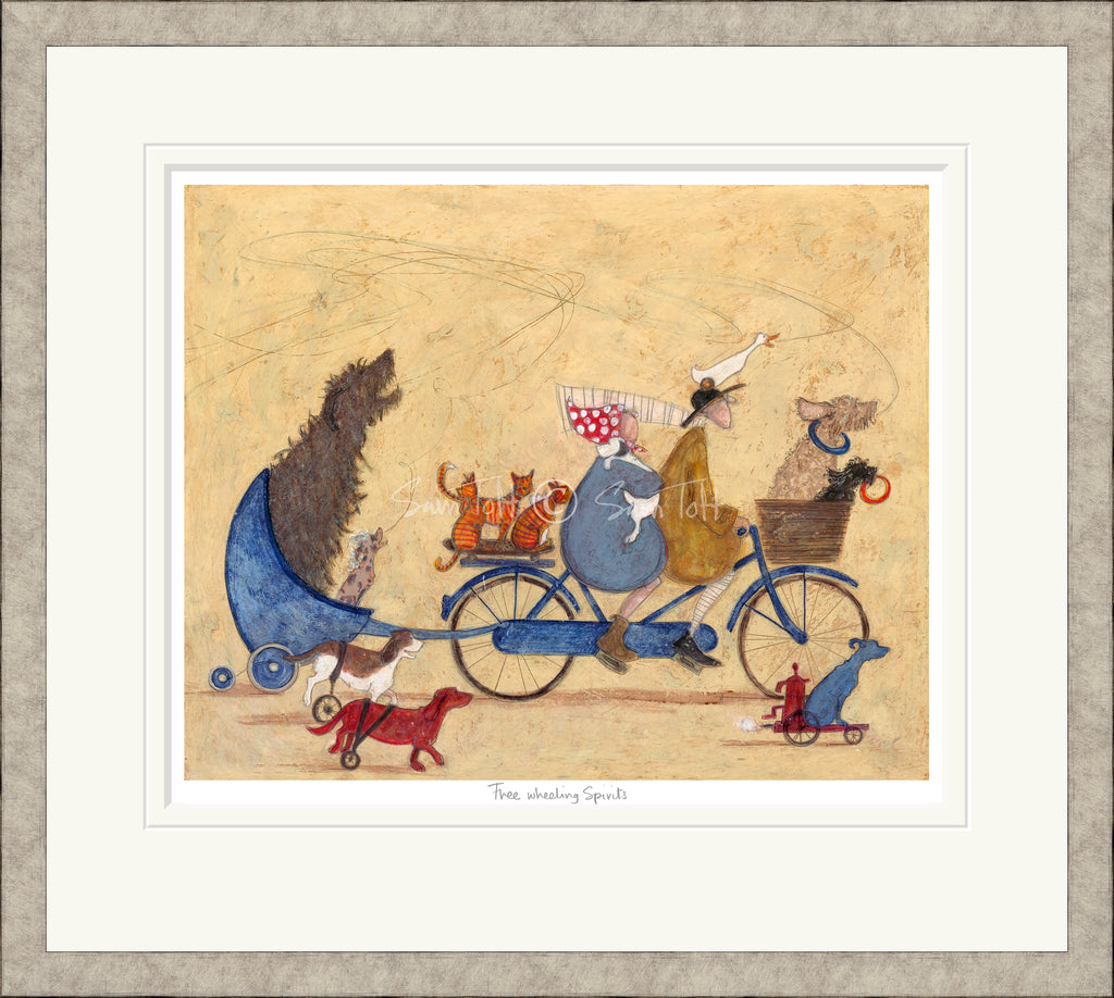 Free Wheeling Spirits Sam Toft Signed Limited Edition Art Print The Rose Gallery 3801